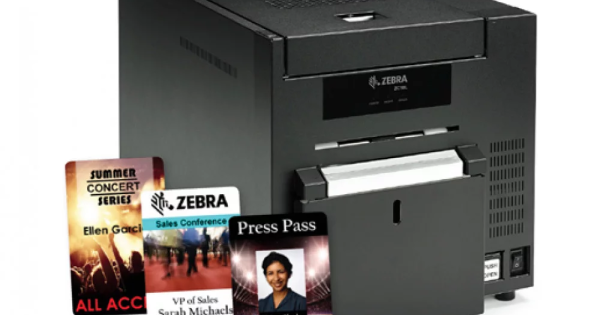 Zebra Zc10l Large Format Card Printer 8809